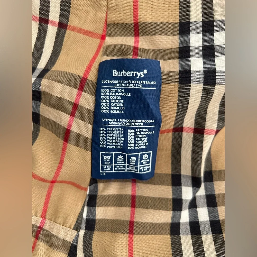 Vintage Burberry trench women’s size S/M - Picture 8 of 12